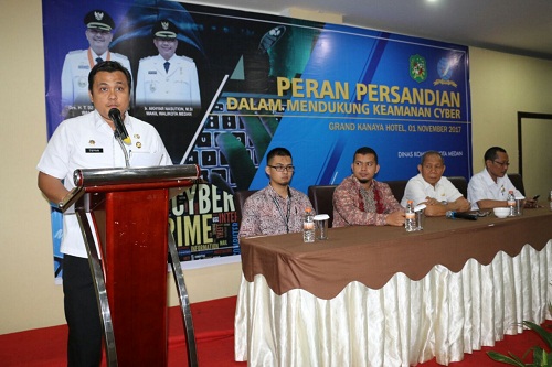 Diskominfo Kota Medan Menggelar Seminar "Peran Persandian Dalam Mendukung Keamanan Cyber"